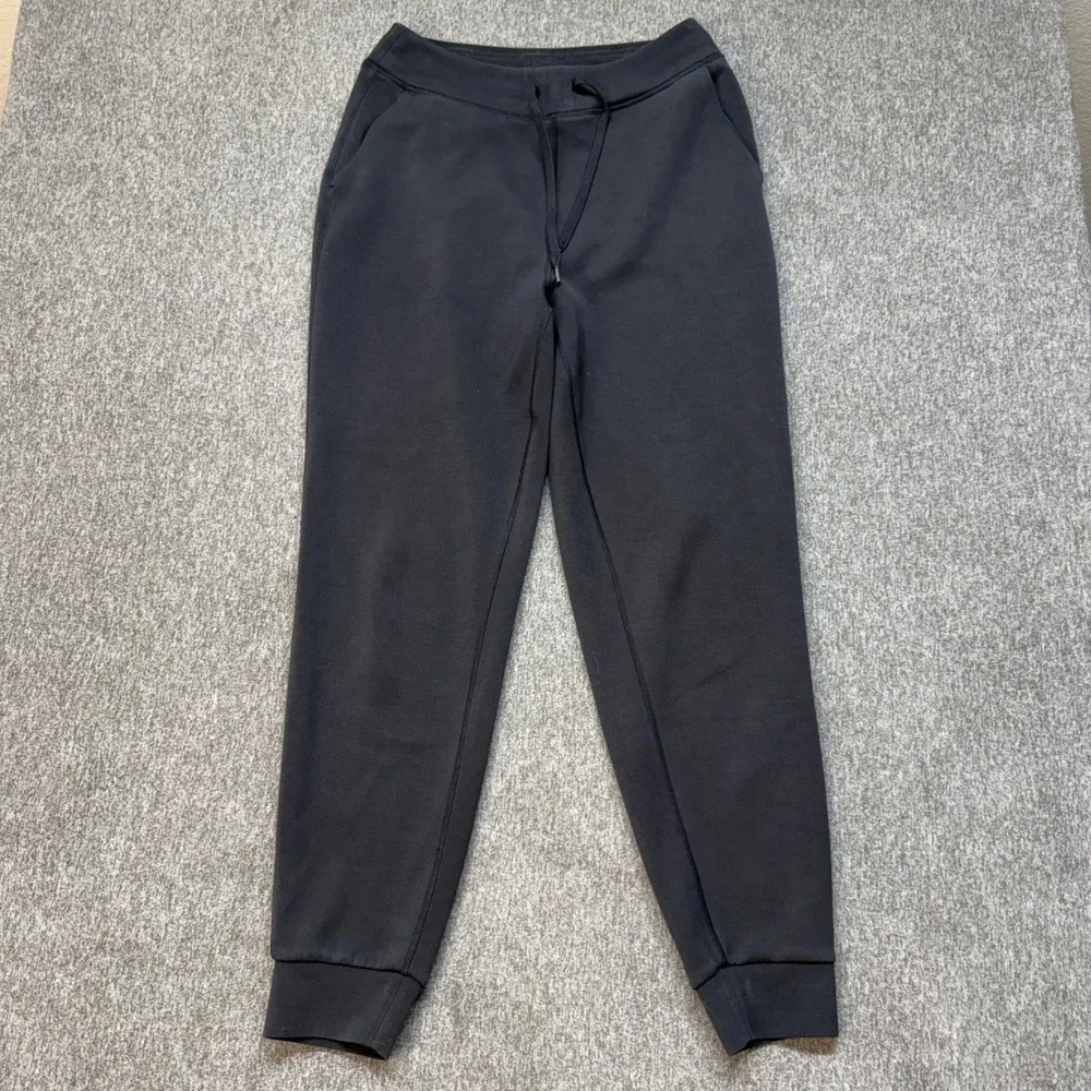 BYLT Premium Basics Mens Joggers Black Tapered Sweatpants Size Medium Activewear